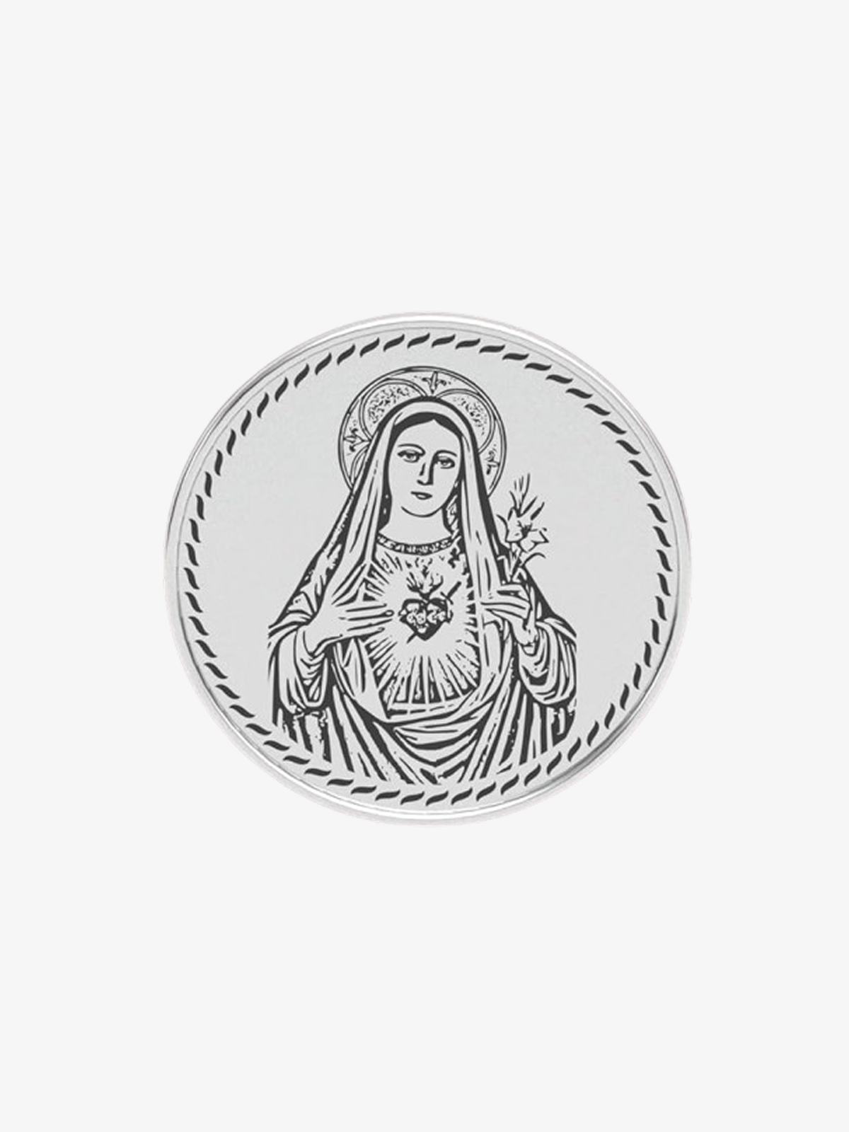 Mary Silver Coin – Symbol of Grace & Protection